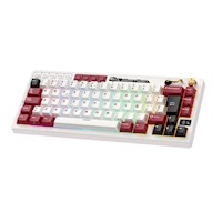 Royal Kludge - Teclado M65 Wireless 65% Famicom Switch Cream